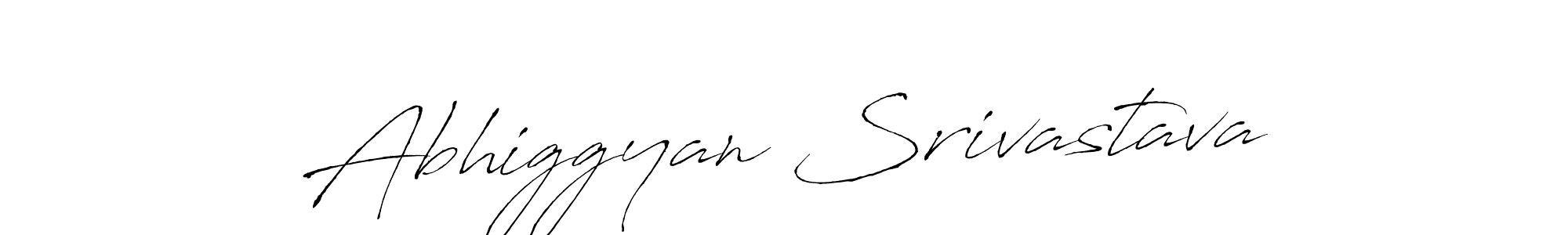 Antro_Vectra is a professional signature style that is perfect for those who want to add a touch of class to their signature. It is also a great choice for those who want to make their signature more unique. Get Abhiggyan Srivastava name to fancy signature for free. Abhiggyan Srivastava signature style 6 images and pictures png