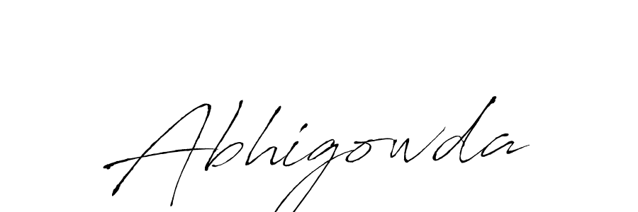 How to make Abhigowda signature? Antro_Vectra is a professional autograph style. Create handwritten signature for Abhigowda name. Abhigowda signature style 6 images and pictures png