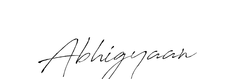 Make a beautiful signature design for name Abhigyaan. With this signature (Antro_Vectra) style, you can create a handwritten signature for free. Abhigyaan signature style 6 images and pictures png
