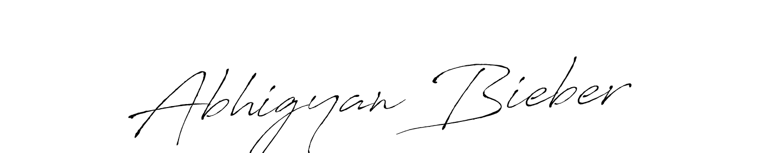 Antro_Vectra is a professional signature style that is perfect for those who want to add a touch of class to their signature. It is also a great choice for those who want to make their signature more unique. Get Abhigyan Bieber name to fancy signature for free. Abhigyan Bieber signature style 6 images and pictures png
