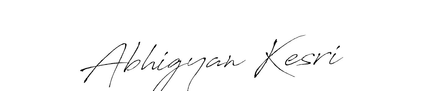 Design your own signature with our free online signature maker. With this signature software, you can create a handwritten (Antro_Vectra) signature for name Abhigyan Kesri. Abhigyan Kesri signature style 6 images and pictures png