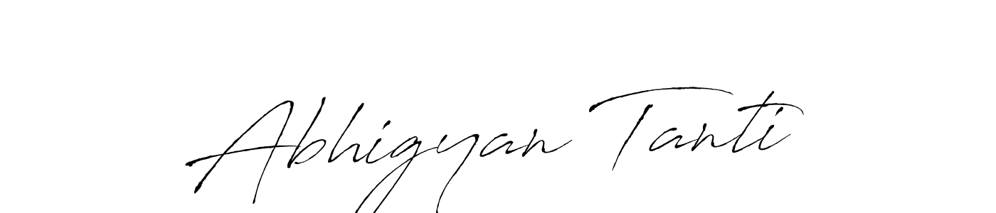 Create a beautiful signature design for name Abhigyan Tanti. With this signature (Antro_Vectra) fonts, you can make a handwritten signature for free. Abhigyan Tanti signature style 6 images and pictures png
