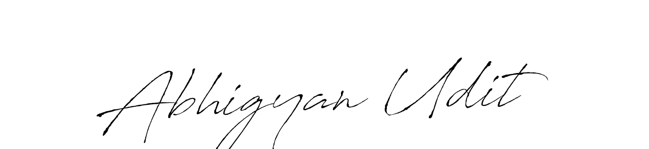 Also You can easily find your signature by using the search form. We will create Abhigyan Udit name handwritten signature images for you free of cost using Antro_Vectra sign style. Abhigyan Udit signature style 6 images and pictures png