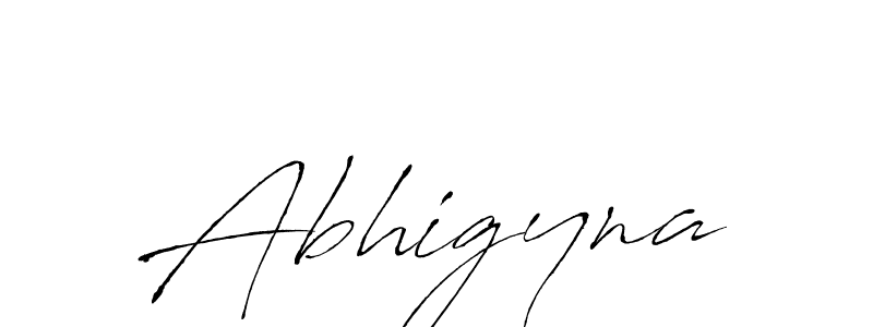How to make Abhigyna name signature. Use Antro_Vectra style for creating short signs online. This is the latest handwritten sign. Abhigyna signature style 6 images and pictures png