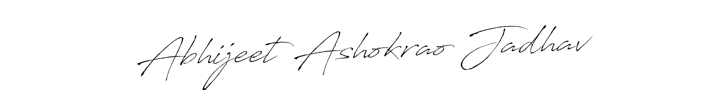 Also we have Abhijeet Ashokrao Jadhav name is the best signature style. Create professional handwritten signature collection using Antro_Vectra autograph style. Abhijeet Ashokrao Jadhav signature style 6 images and pictures png