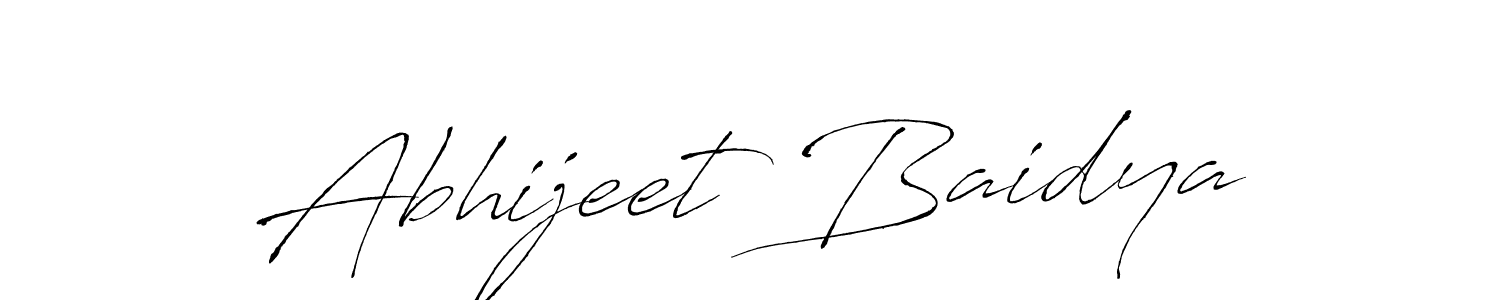 How to make Abhijeet Baidya signature? Antro_Vectra is a professional autograph style. Create handwritten signature for Abhijeet Baidya name. Abhijeet Baidya signature style 6 images and pictures png