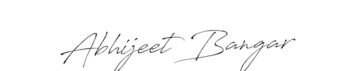 Create a beautiful signature design for name Abhijeet Bangar. With this signature (Antro_Vectra) fonts, you can make a handwritten signature for free. Abhijeet Bangar signature style 6 images and pictures png