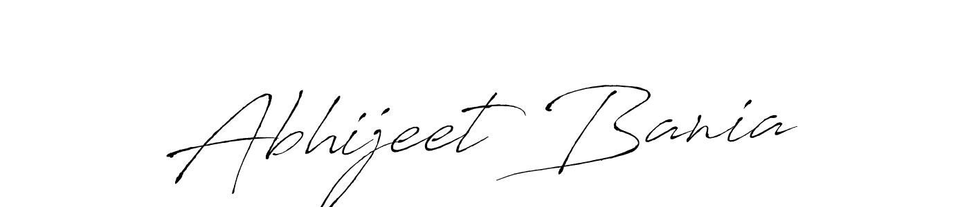 It looks lik you need a new signature style for name Abhijeet Bania. Design unique handwritten (Antro_Vectra) signature with our free signature maker in just a few clicks. Abhijeet Bania signature style 6 images and pictures png