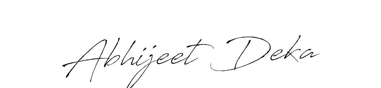The best way (Antro_Vectra) to make a short signature is to pick only two or three words in your name. The name Abhijeet Deka include a total of six letters. For converting this name. Abhijeet Deka signature style 6 images and pictures png