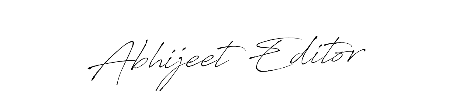 Abhijeet Editor stylish signature style. Best Handwritten Sign (Antro_Vectra) for my name. Handwritten Signature Collection Ideas for my name Abhijeet Editor. Abhijeet Editor signature style 6 images and pictures png