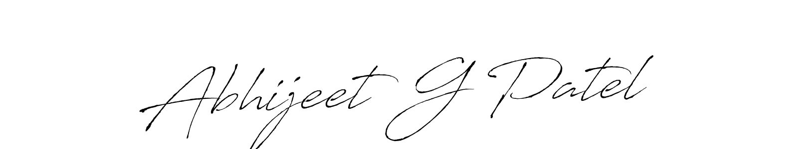 Also we have Abhijeet G Patel name is the best signature style. Create professional handwritten signature collection using Antro_Vectra autograph style. Abhijeet G Patel signature style 6 images and pictures png