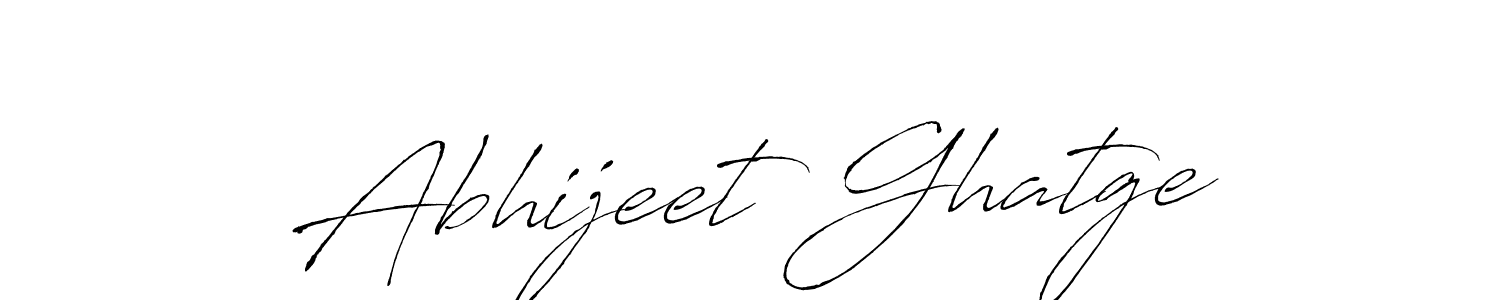 How to make Abhijeet Ghatge signature? Antro_Vectra is a professional autograph style. Create handwritten signature for Abhijeet Ghatge name. Abhijeet Ghatge signature style 6 images and pictures png