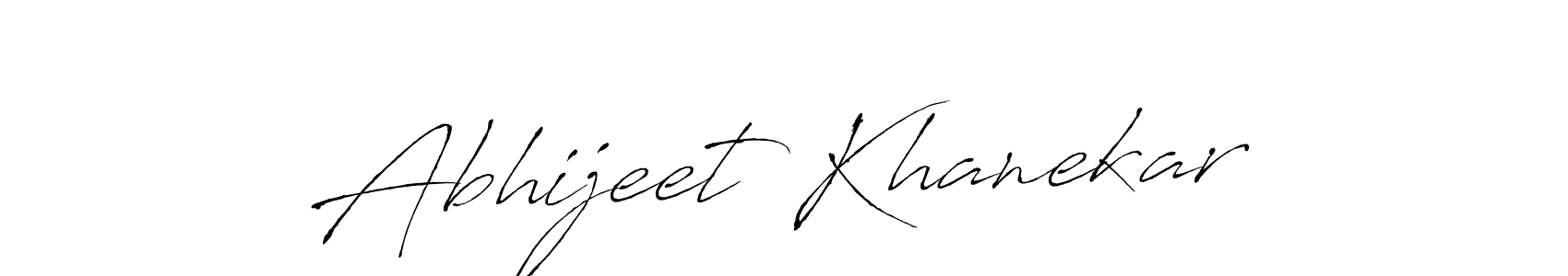 Antro_Vectra is a professional signature style that is perfect for those who want to add a touch of class to their signature. It is also a great choice for those who want to make their signature more unique. Get Abhijeet Khanekar name to fancy signature for free. Abhijeet Khanekar signature style 6 images and pictures png