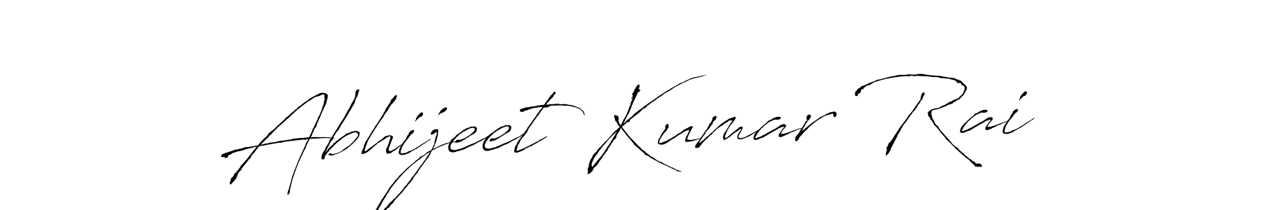 How to make Abhijeet Kumar Rai name signature. Use Antro_Vectra style for creating short signs online. This is the latest handwritten sign. Abhijeet Kumar Rai signature style 6 images and pictures png