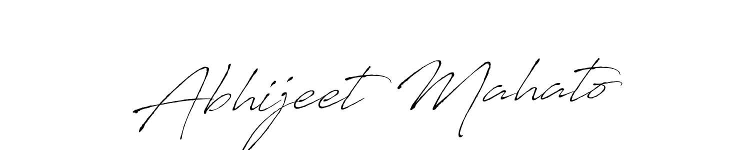 Abhijeet Mahato stylish signature style. Best Handwritten Sign (Antro_Vectra) for my name. Handwritten Signature Collection Ideas for my name Abhijeet Mahato. Abhijeet Mahato signature style 6 images and pictures png