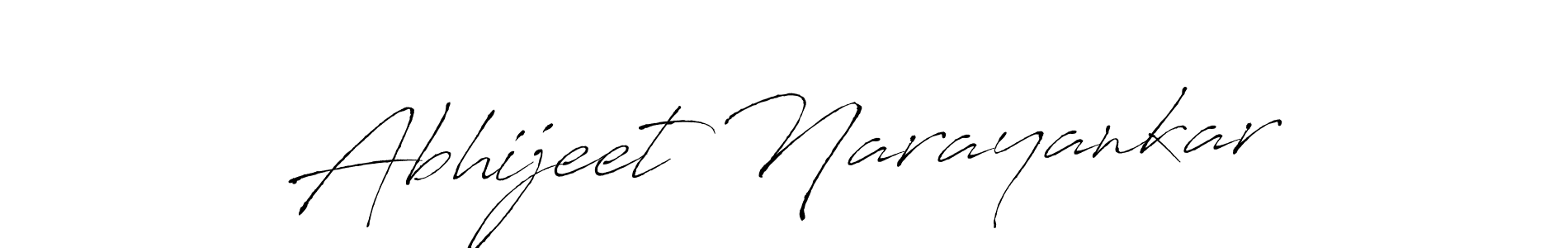 Design your own signature with our free online signature maker. With this signature software, you can create a handwritten (Antro_Vectra) signature for name Abhijeet Narayankar. Abhijeet Narayankar signature style 6 images and pictures png