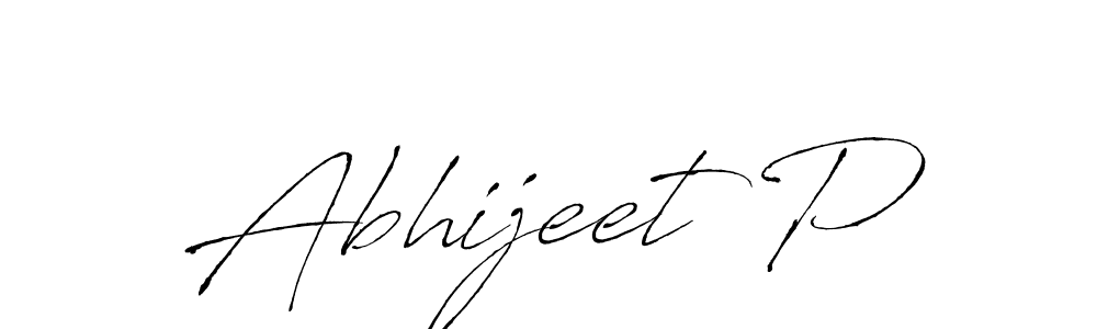 It looks lik you need a new signature style for name Abhijeet P. Design unique handwritten (Antro_Vectra) signature with our free signature maker in just a few clicks. Abhijeet P signature style 6 images and pictures png