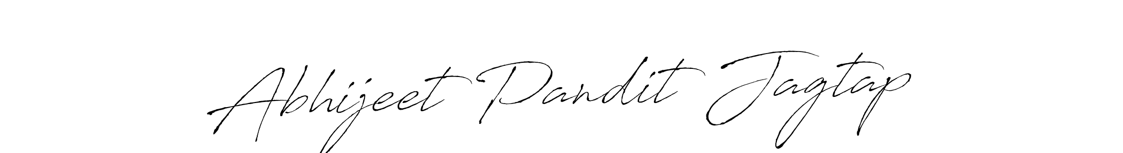 Design your own signature with our free online signature maker. With this signature software, you can create a handwritten (Antro_Vectra) signature for name Abhijeet Pandit Jagtap. Abhijeet Pandit Jagtap signature style 6 images and pictures png