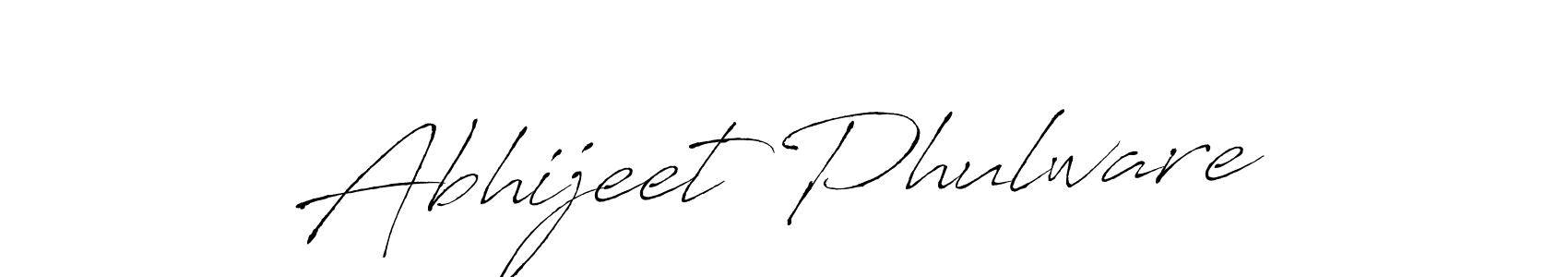 Use a signature maker to create a handwritten signature online. With this signature software, you can design (Antro_Vectra) your own signature for name Abhijeet Phulware. Abhijeet Phulware signature style 6 images and pictures png