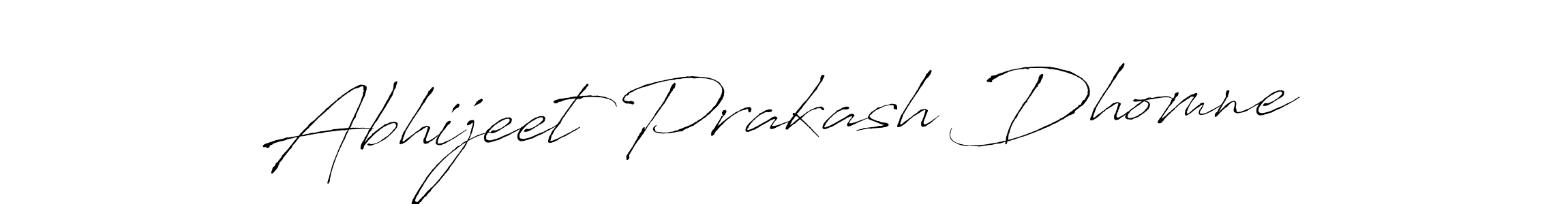 Design your own signature with our free online signature maker. With this signature software, you can create a handwritten (Antro_Vectra) signature for name Abhijeet Prakash Dhomne. Abhijeet Prakash Dhomne signature style 6 images and pictures png