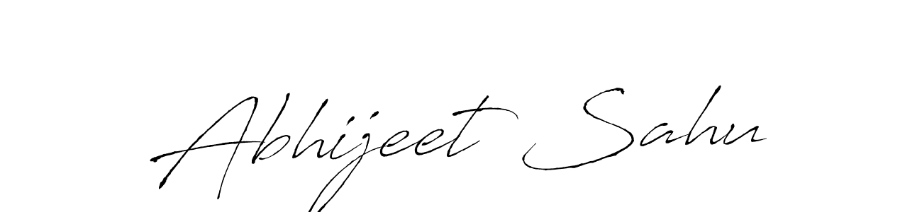 Make a beautiful signature design for name Abhijeet Sahu. With this signature (Antro_Vectra) style, you can create a handwritten signature for free. Abhijeet Sahu signature style 6 images and pictures png