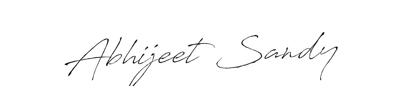 Abhijeet Sandy stylish signature style. Best Handwritten Sign (Antro_Vectra) for my name. Handwritten Signature Collection Ideas for my name Abhijeet Sandy. Abhijeet Sandy signature style 6 images and pictures png