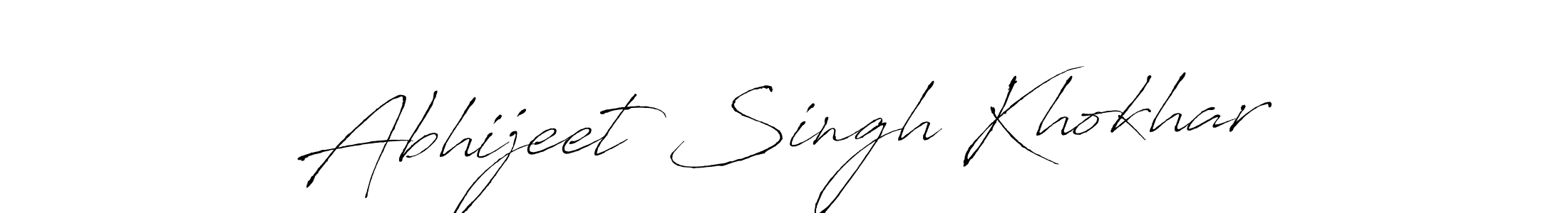 You should practise on your own different ways (Antro_Vectra) to write your name (Abhijeet Singh Khokhar) in signature. don't let someone else do it for you. Abhijeet Singh Khokhar signature style 6 images and pictures png