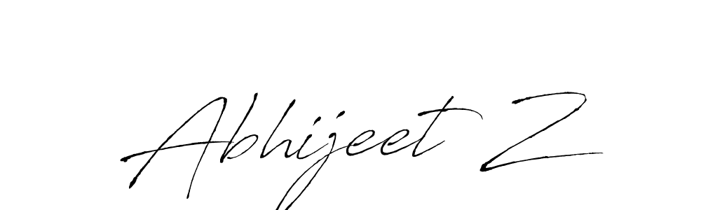 Also we have Abhijeet Z name is the best signature style. Create professional handwritten signature collection using Antro_Vectra autograph style. Abhijeet Z signature style 6 images and pictures png
