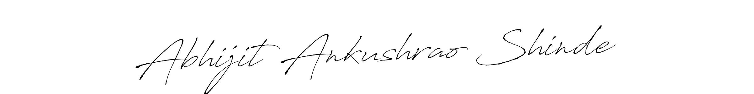 Create a beautiful signature design for name Abhijit Ankushrao Shinde. With this signature (Antro_Vectra) fonts, you can make a handwritten signature for free. Abhijit Ankushrao Shinde signature style 6 images and pictures png