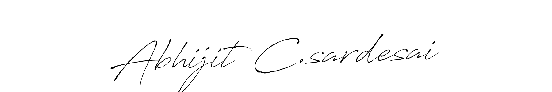 Design your own signature with our free online signature maker. With this signature software, you can create a handwritten (Antro_Vectra) signature for name Abhijit C.sardesai. Abhijit C.sardesai signature style 6 images and pictures png