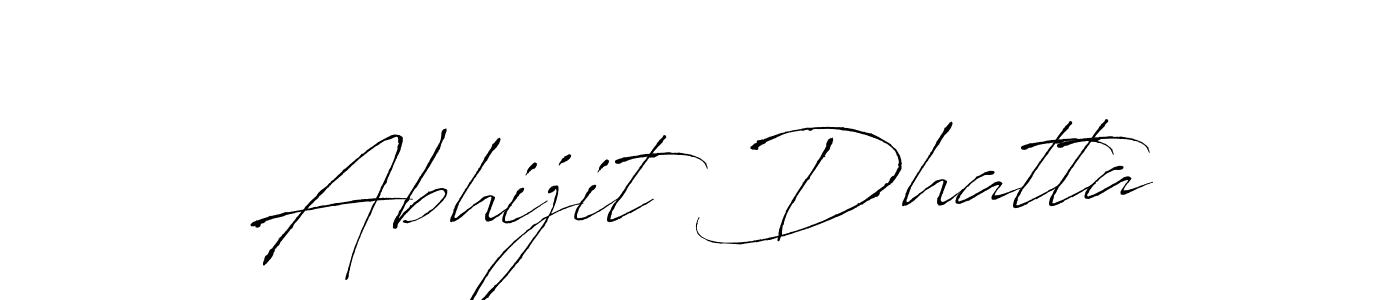 Abhijit Dhatta stylish signature style. Best Handwritten Sign (Antro_Vectra) for my name. Handwritten Signature Collection Ideas for my name Abhijit Dhatta. Abhijit Dhatta signature style 6 images and pictures png