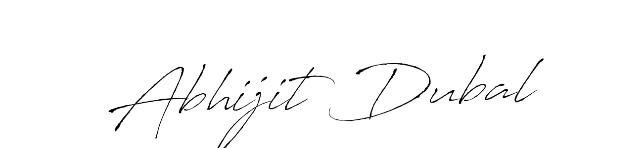 Create a beautiful signature design for name Abhijit Dubal. With this signature (Antro_Vectra) fonts, you can make a handwritten signature for free. Abhijit Dubal signature style 6 images and pictures png
