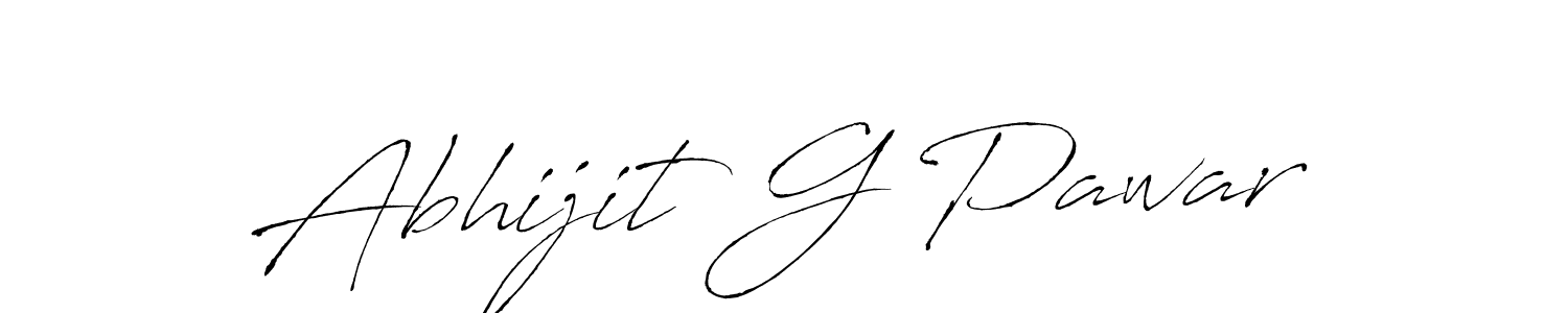 How to make Abhijit G Pawar signature? Antro_Vectra is a professional autograph style. Create handwritten signature for Abhijit G Pawar name. Abhijit G Pawar signature style 6 images and pictures png