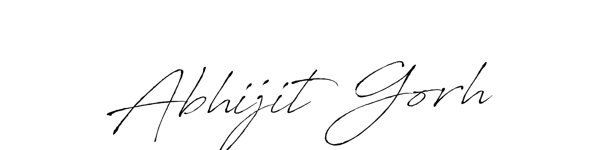 Design your own signature with our free online signature maker. With this signature software, you can create a handwritten (Antro_Vectra) signature for name Abhijit Gorh. Abhijit Gorh signature style 6 images and pictures png