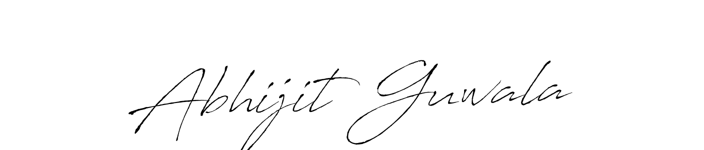 How to make Abhijit Guwala name signature. Use Antro_Vectra style for creating short signs online. This is the latest handwritten sign. Abhijit Guwala signature style 6 images and pictures png