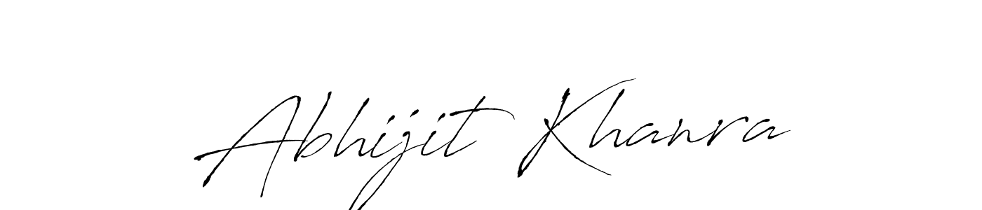Make a beautiful signature design for name Abhijit Khanra. With this signature (Antro_Vectra) style, you can create a handwritten signature for free. Abhijit Khanra signature style 6 images and pictures png