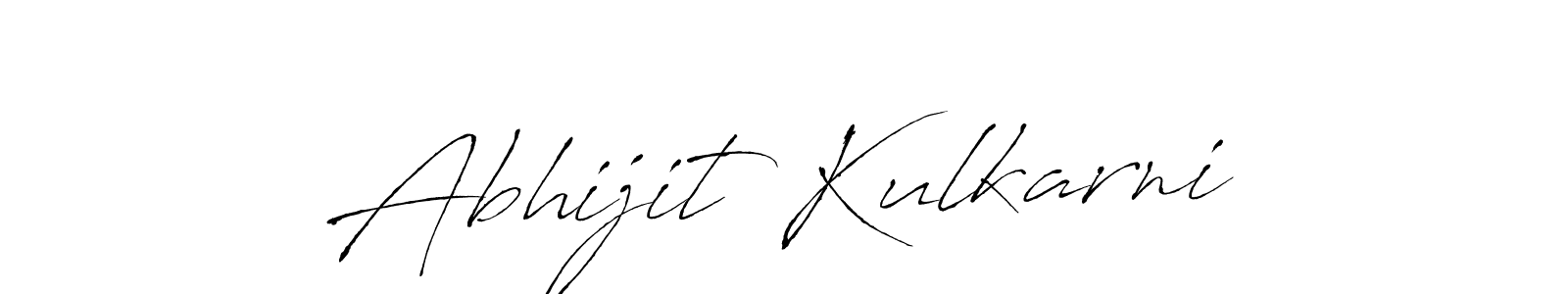 How to make Abhijit Kulkarni signature? Antro_Vectra is a professional autograph style. Create handwritten signature for Abhijit Kulkarni name. Abhijit Kulkarni signature style 6 images and pictures png