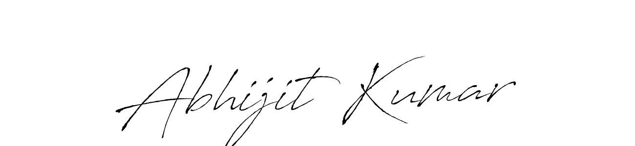 Create a beautiful signature design for name Abhijit Kumar. With this signature (Antro_Vectra) fonts, you can make a handwritten signature for free. Abhijit Kumar signature style 6 images and pictures png