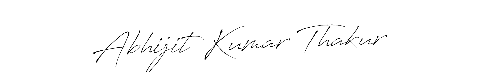 Create a beautiful signature design for name Abhijit Kumar Thakur. With this signature (Antro_Vectra) fonts, you can make a handwritten signature for free. Abhijit Kumar Thakur signature style 6 images and pictures png