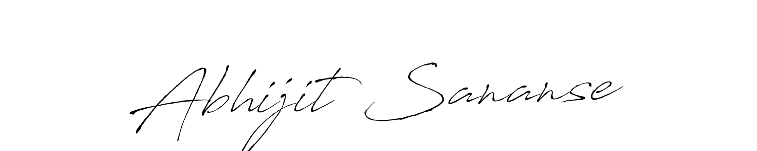 Antro_Vectra is a professional signature style that is perfect for those who want to add a touch of class to their signature. It is also a great choice for those who want to make their signature more unique. Get Abhijit Sananse name to fancy signature for free. Abhijit Sananse signature style 6 images and pictures png