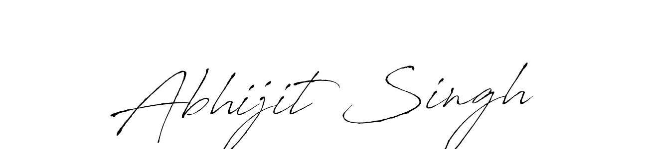 Make a beautiful signature design for name Abhijit Singh. With this signature (Antro_Vectra) style, you can create a handwritten signature for free. Abhijit Singh signature style 6 images and pictures png