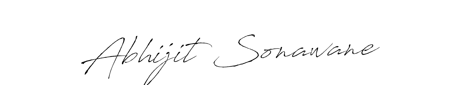 Make a beautiful signature design for name Abhijit Sonawane. With this signature (Antro_Vectra) style, you can create a handwritten signature for free. Abhijit Sonawane signature style 6 images and pictures png