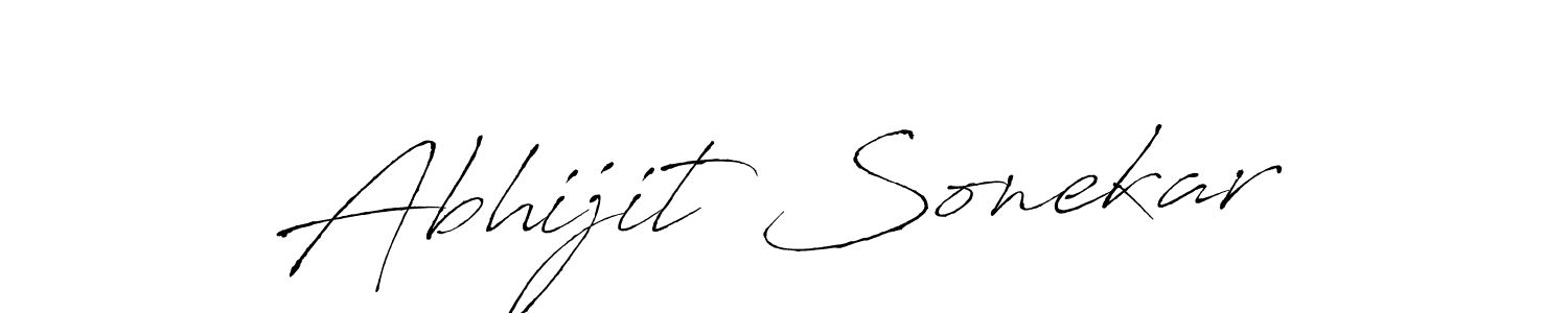 The best way (Antro_Vectra) to make a short signature is to pick only two or three words in your name. The name Abhijit Sonekar include a total of six letters. For converting this name. Abhijit Sonekar signature style 6 images and pictures png