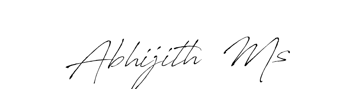 Also we have Abhijith  Ms name is the best signature style. Create professional handwritten signature collection using Antro_Vectra autograph style. Abhijith  Ms signature style 6 images and pictures png