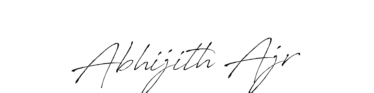 Also we have Abhijith Ajr name is the best signature style. Create professional handwritten signature collection using Antro_Vectra autograph style. Abhijith Ajr signature style 6 images and pictures png