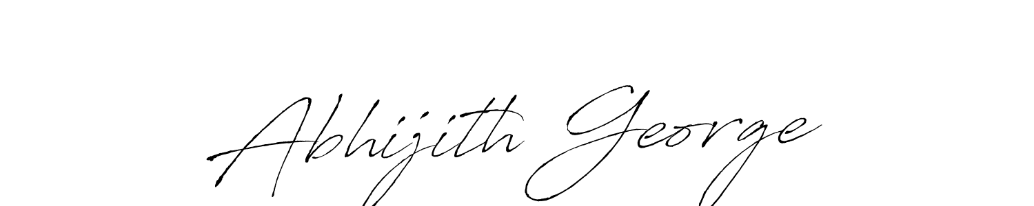 Create a beautiful signature design for name Abhijith George. With this signature (Antro_Vectra) fonts, you can make a handwritten signature for free. Abhijith George signature style 6 images and pictures png