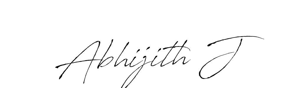Abhijith J stylish signature style. Best Handwritten Sign (Antro_Vectra) for my name. Handwritten Signature Collection Ideas for my name Abhijith J. Abhijith J signature style 6 images and pictures png