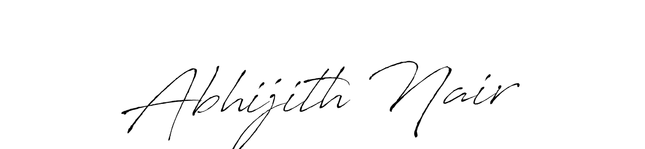 Abhijith Nair stylish signature style. Best Handwritten Sign (Antro_Vectra) for my name. Handwritten Signature Collection Ideas for my name Abhijith Nair. Abhijith Nair signature style 6 images and pictures png
