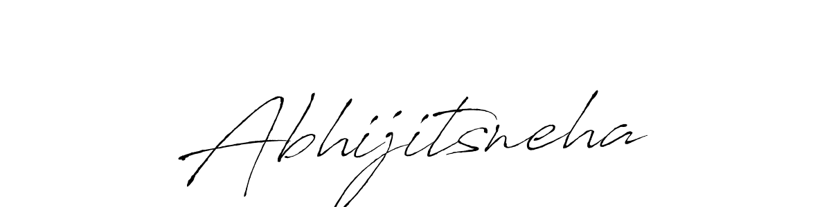 How to make Abhijitsneha signature? Antro_Vectra is a professional autograph style. Create handwritten signature for Abhijitsneha name. Abhijitsneha signature style 6 images and pictures png