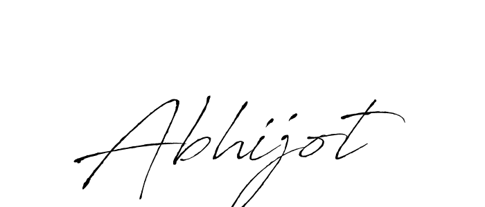 How to make Abhijot name signature. Use Antro_Vectra style for creating short signs online. This is the latest handwritten sign. Abhijot signature style 6 images and pictures png